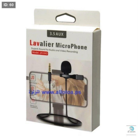 ميكروفون موبايل Lavalier Microphone AUX 3.5